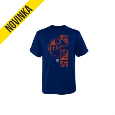 NHL, tričko, COOL, CAMO, SS, TEE, EDMONTON, OILERS, JR, detské